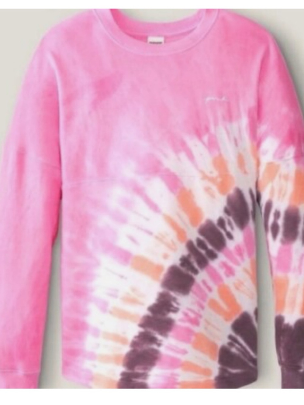 🚩 PINK Victoria’s Secret Varsity Crew XL Sweatshirt XL Shirt Great Condition - Picture 4 of 5